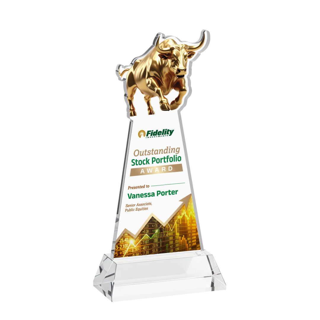 Raging Bull VividPrint™ Award on Hartford Base
