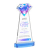 Gemstone  VividPrint™ Award on Alberton Base - Sky Blue