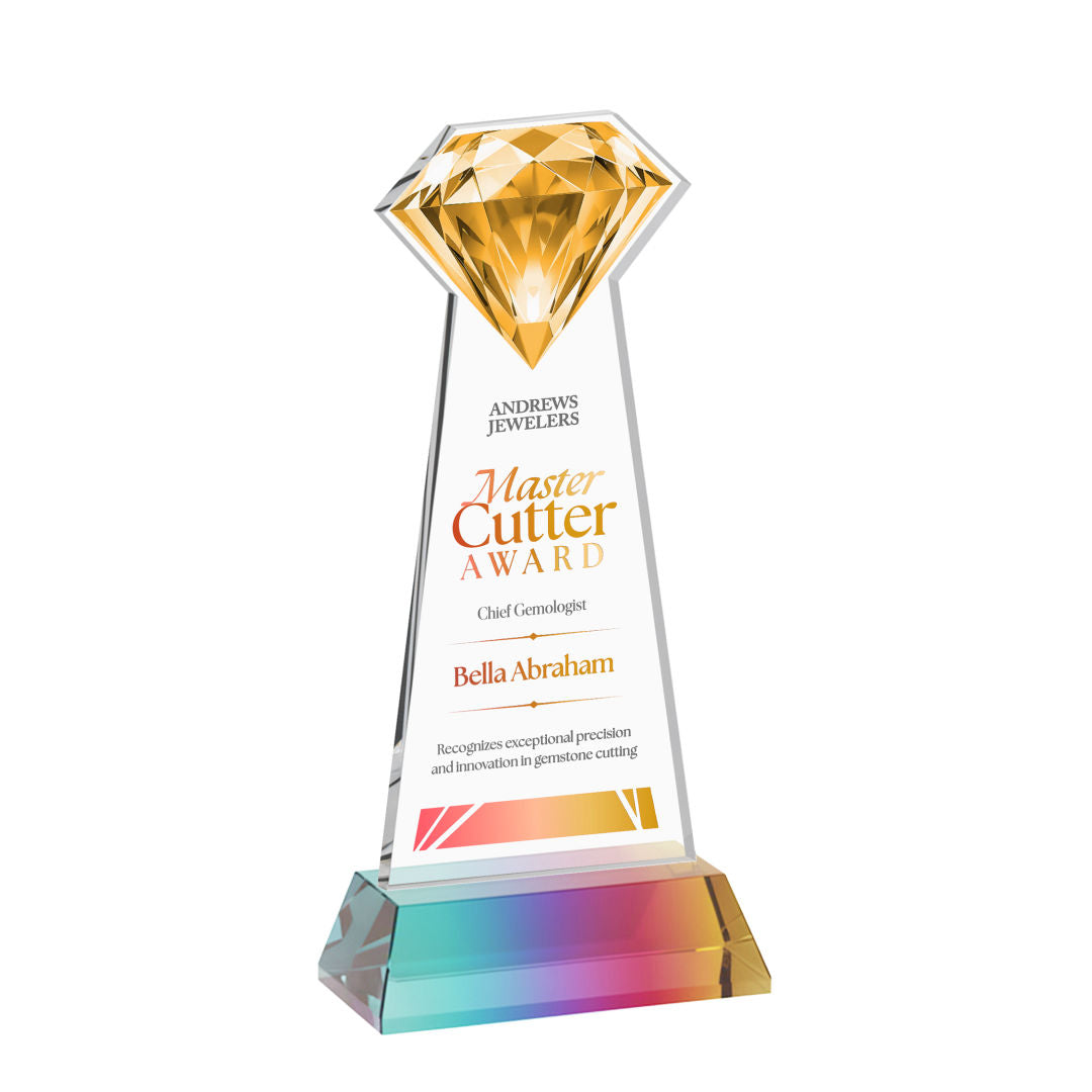 Gemstone VividPrint™ Award on Hartford Base