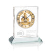 Ashland Clock on Base - Gold Dial