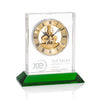Ashland Clock on Base - Gold Dial