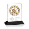 Ashland Clock on Base - Gold Dial