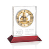 Ashland Clock on Base - Gold Dial