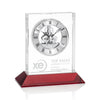 Ashland Clock on Base - Silver Dial