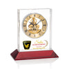 Ashland VividPrint™ Clock on Base - Gold Dial