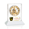 Ashland VividPrint™ Clock on Base - Gold Dial