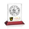 Ashland VividPrint™ Clock on Base - Silver Dial