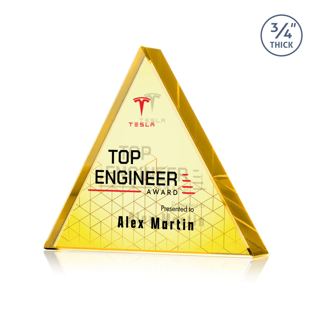 Adler Triangle VividPrint™ Double Sided Award