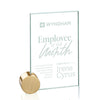 Bermuda Award - Jade/Gold Circle
