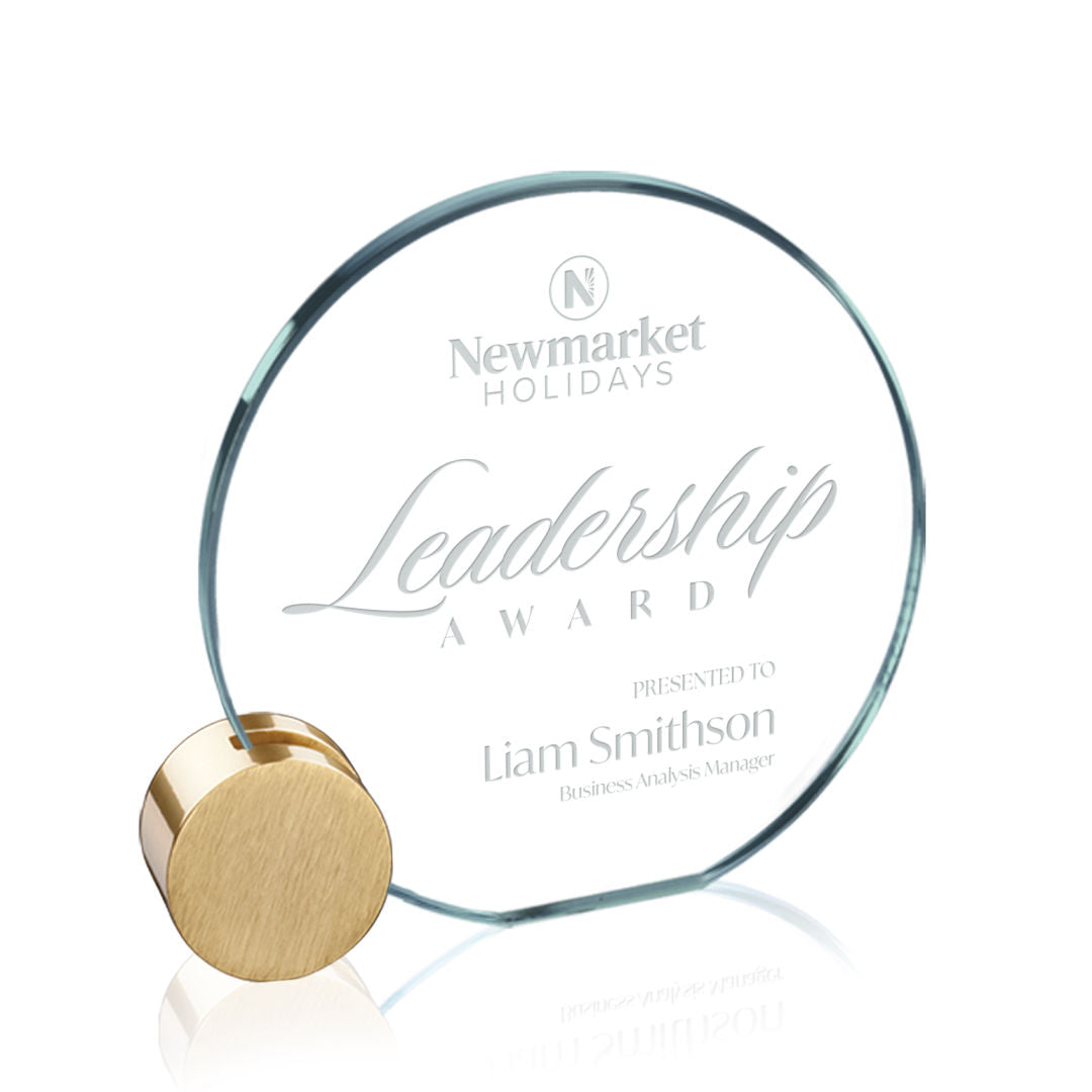 Verdunn Award - Jade/Gold Circle