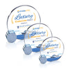 Verdunn VividPrint™ Award - Starfire/Silver Circle