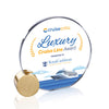 Verdunn VividPrint™ Award - Starfire/Gold Circle