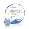 Verdunn VividPrint™ Award - Starfire/Silver Circle