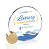 Verdunn VividPrint™ Award - Starfire/Gold Circle