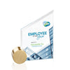 Cooper VividPrint™ Award - Starfire/Gold Circle