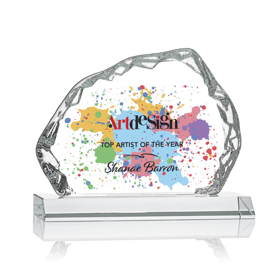 Aspen Iceberg VividPrint™ Award on Base