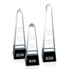 Single-Groove Optical Crystal Obelisk Award