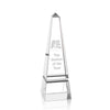 Single-Groove Optical Crystal Obelisk Award