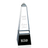 Single-Groove Optical Crystal Obelisk Award