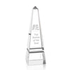 Single-Groove Optical Crystal Obelisk Award