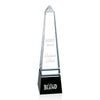 Single-Groove Optical Crystal Obelisk Award
