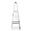 Single-Groove Optical Crystal Obelisk Award