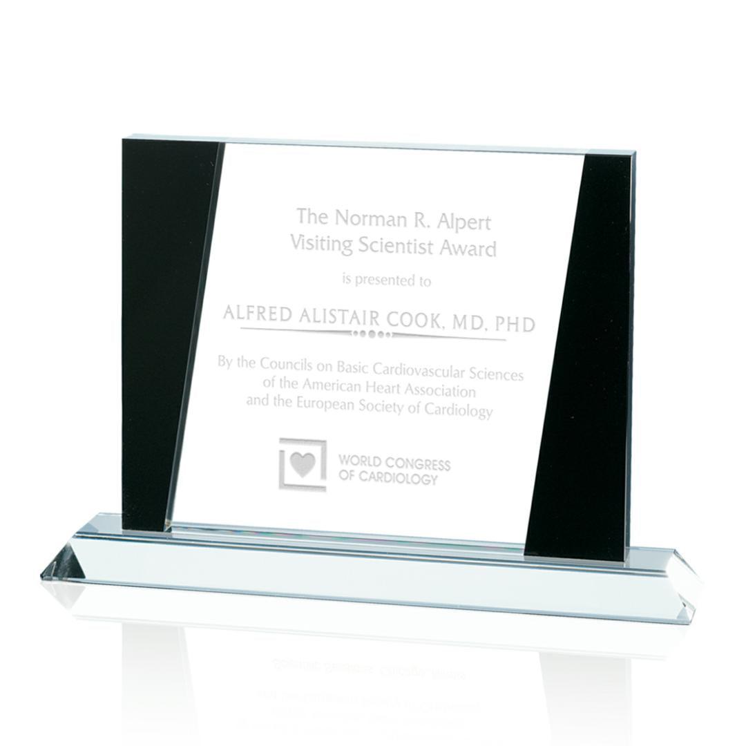 Corona Black Optical Crystal Award