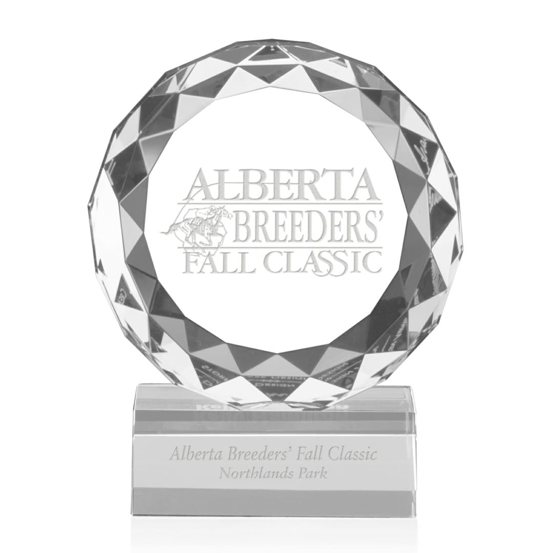Victory Faceted Optical Crystal Award