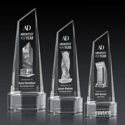 Akron Tower 3D Award on Base
