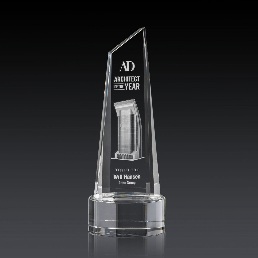 Akron Tower 3D Award on Base
