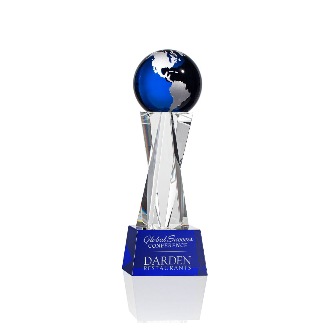 Havant Globe Award - Blue/Silver