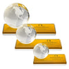 Globe Award on Rectangle Base