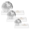 Globe Award on Rectangle Base