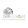 Globe Award on Rectangle Base