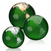 Colored Optical Crystal Globe Paperweight