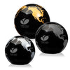 Colored Optical Crystal Globe Paperweight