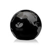 Colored Optical Crystal Globe Paperweight