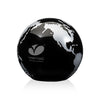Colored Optical Crystal Globe Paperweight