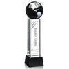 Luz Globe Award on Base - Black/Silver