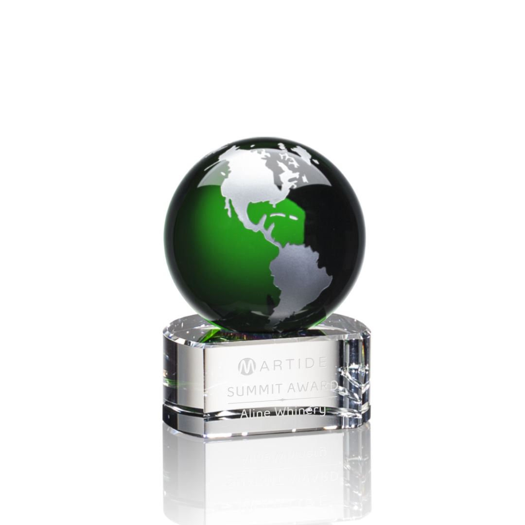 Dundee Globe Award - Green/Silver