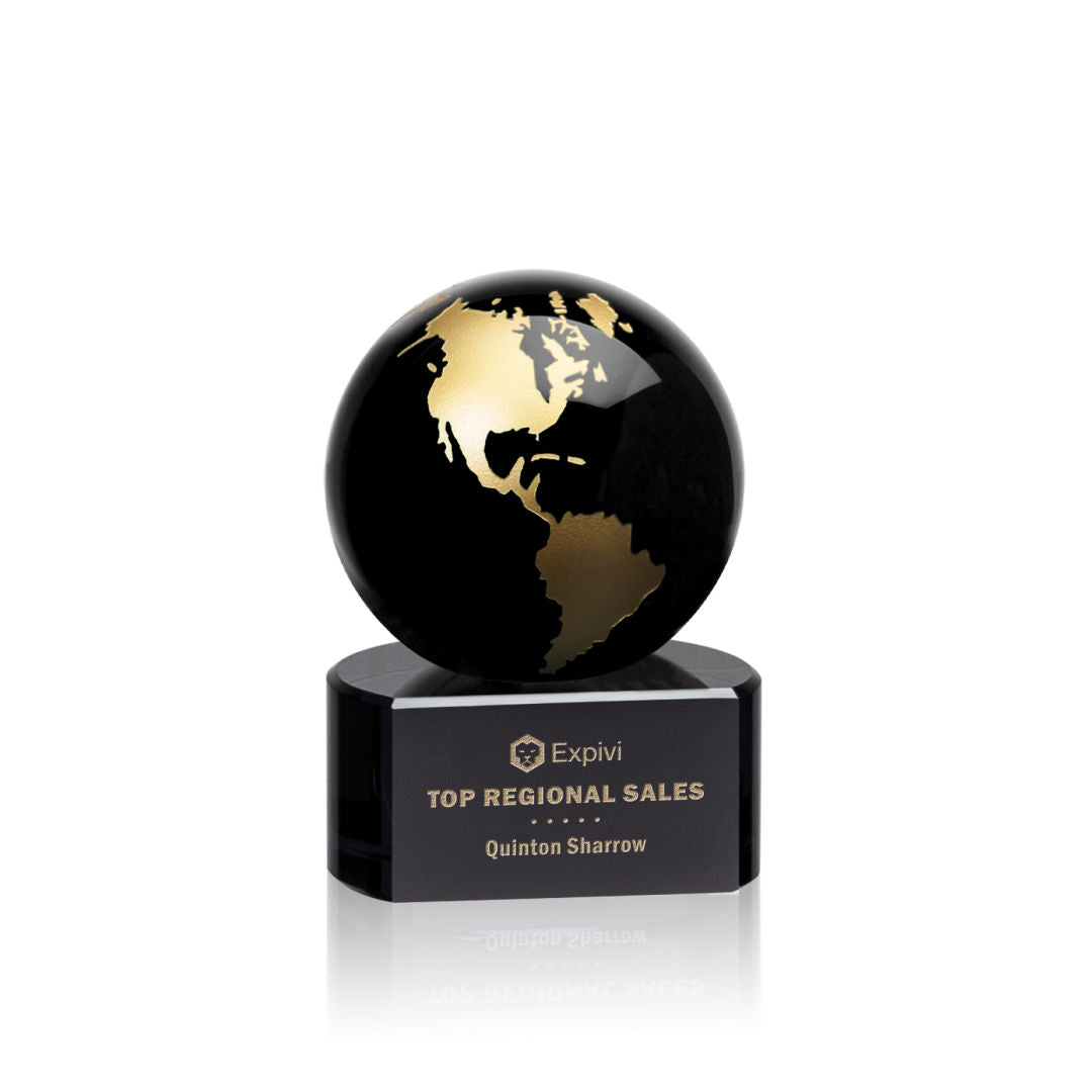 Marcana Globe Award - Black/Gold