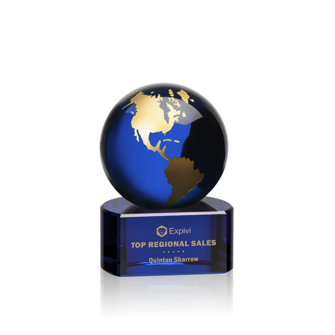 Marcana Globe Award - Blue/Gold
