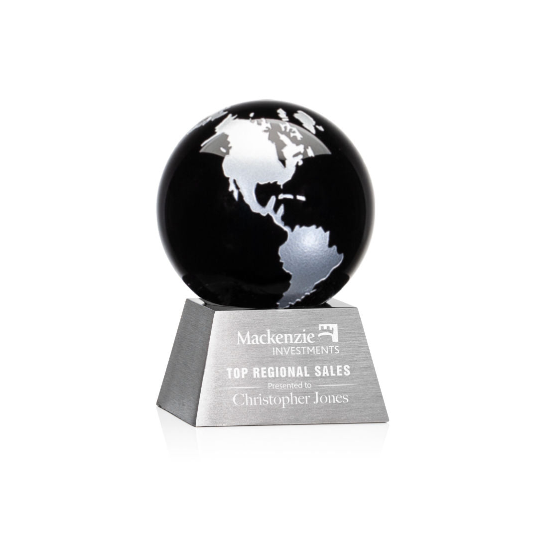 Ryegate Globe Award - Black/Silver