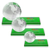 Globe VividPrint™ Award on Rectangle Base