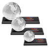 Globe VividPrint™ Award on Rectangle Base