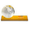 Globe VividPrint™ Award on Rectangle Base