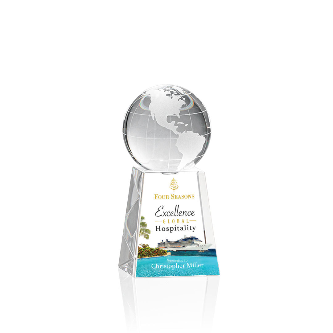 Globe on Tall Base VividPrint™ Award