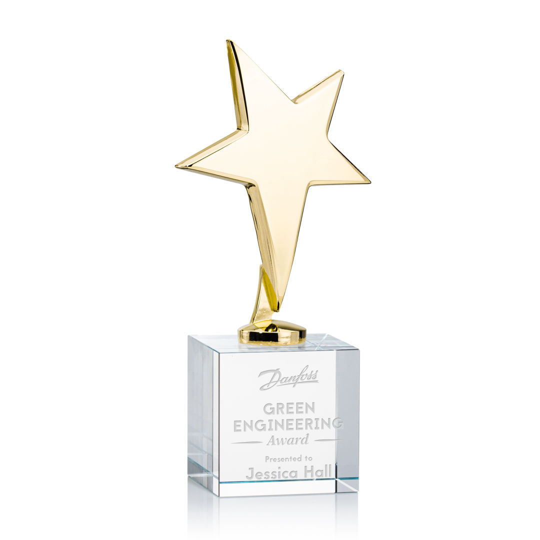 Tuscany Gold Star on Granby Base - Clear
