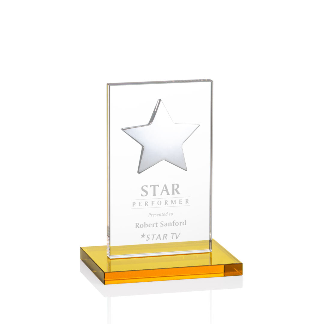 Dallas Star Award - Amber/Silver