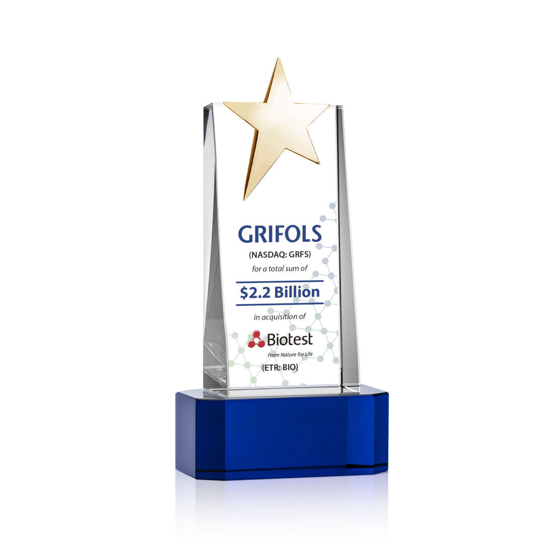Fanshaw Gold Star VividPrint™ Award on Base